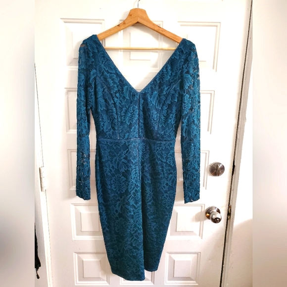 le château green lace dress - Picture 1 of 2